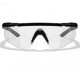 Очки защитные Wiley X Saber Advanced tactical glasses - Clear Matte Black (303)